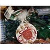 Image 2 : BOX OF CHRISTMAS ITEMS INC- TREE SKIRT, WREATH,