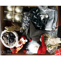 LARGE BOX FULL OF NEW CHRISTMAS BULBS,