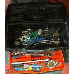 MASTERCRAFT TOOL BOX WITH TOOLS