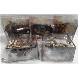 5 MCFARLANE DRAGON FIGURES