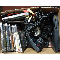 SONY PS2 SLIM W/ 40 GAMES 9 MEMORY CARDS 4