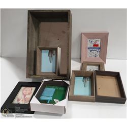 LOT OF NEW DEEP POCKET PICTURE FRAMES AND MIRROR