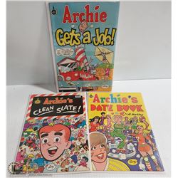 3 RARE "SPIRE CHRISTIAN" ARCHIE COMIC BOOKS