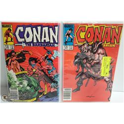 LOT OF 2 CONAN THE BARBARIAN COMICS #159, #163