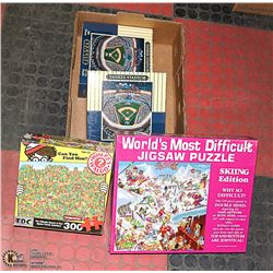 NEW JIGSAW PUZZLES LOT.