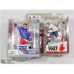 WAYNE GRETZKY AND MARK MESSIER, MCFRALAND FIGURES