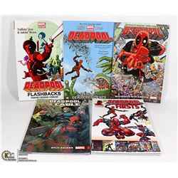 NEW DEAPOOL GRAPHIC NOVELS X5