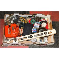 FLAT OF ASSORTED TOOLS