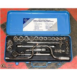 24 PIECE 1/2 SQ DR SOCKET WRENCH SET