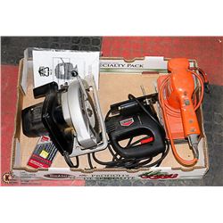FLAT OF POWER TOOLS-CIRCULAR SAW, JOB MATE JIG SAW