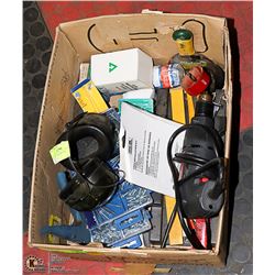 ESTATE BOX OF ASSORTED TOOLS AND MORE