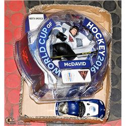 CONNOR MCDAVID FIGURE  AND OILERS DODGE VIPER.