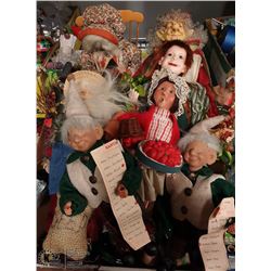 LOT OF ASSORTED DOLLS