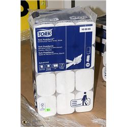 PACKAGE WITH 12 PACKS OF TORK CONTINUOUS TOWEL