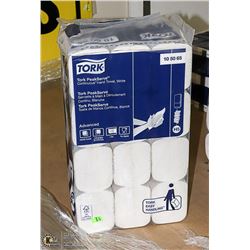 PACKAGE WITH 12 PACKS OF TORK CONTINUOUS TOWEL