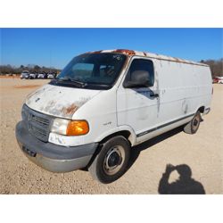 2001 DODGE 2500 Cargo Van