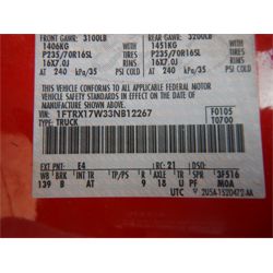 2003 FORD F150 XL Pickup Truck - J.M. Wood Auction Company, Inc.