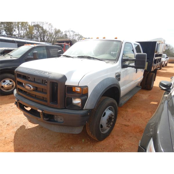 2008 FORD F450 Flatbed Dump Truck