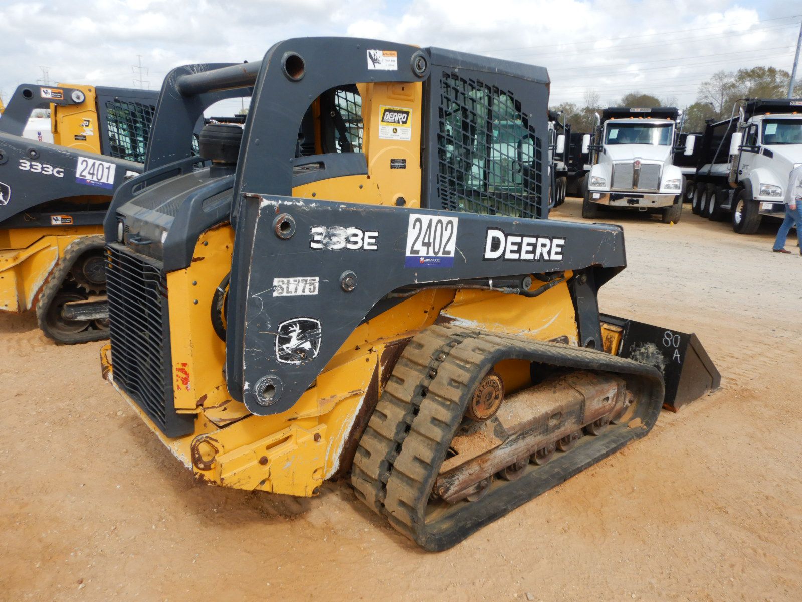2015 JOHN DEERE 333E Skid Steer Loader Crawler