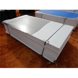 1" PVC BOARD (20) 4' x 8' sheets