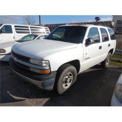 2002 CHEVROLET TAHOE SUV