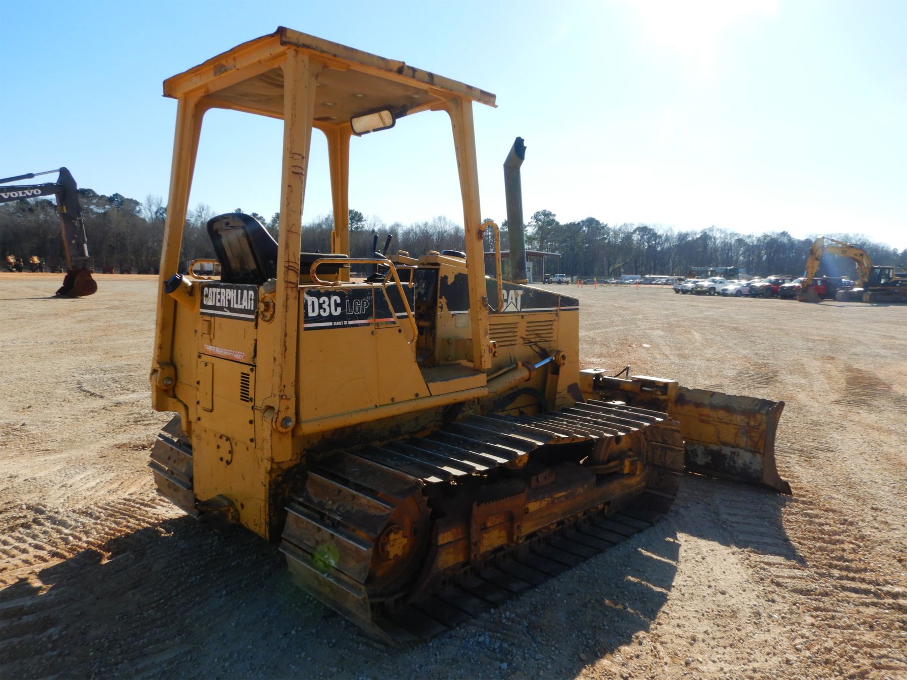 Dozer 3 1994 CAT D3C LGP SERIES III Dozer / Crawler Tractor - J.M. Wood Auction ...