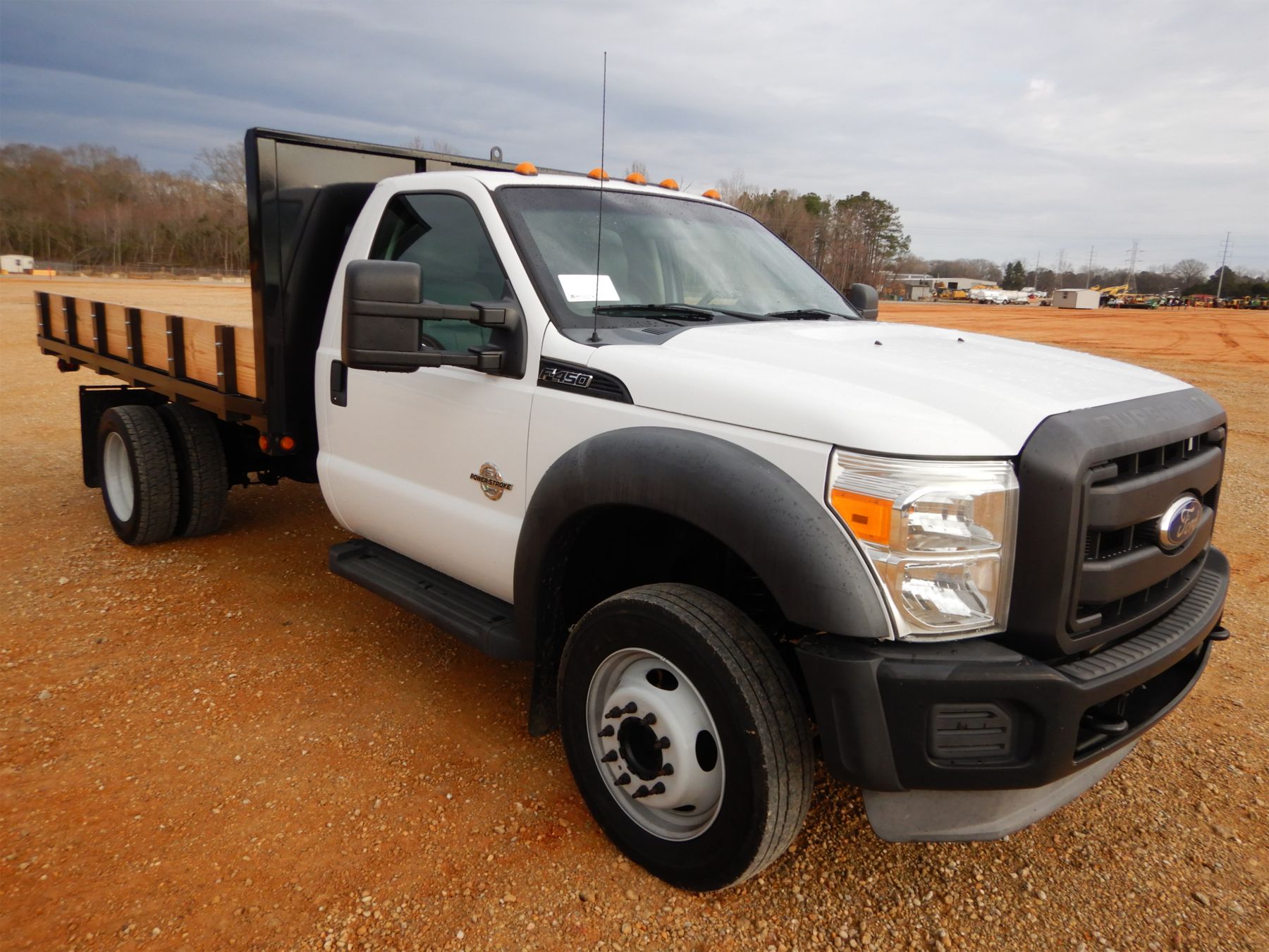 2012 FORD F450 Flatbed Truck J.M. Wood Auction Company, Inc.