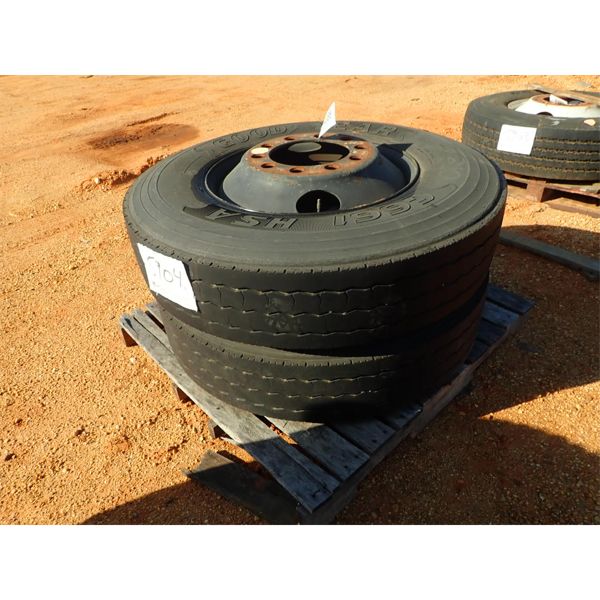 (2) 11R2.5 tires w/ rims