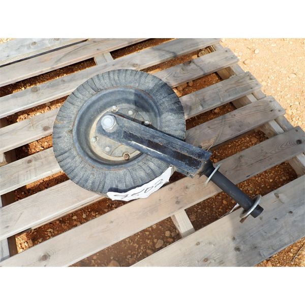 tail wheel for bush hog