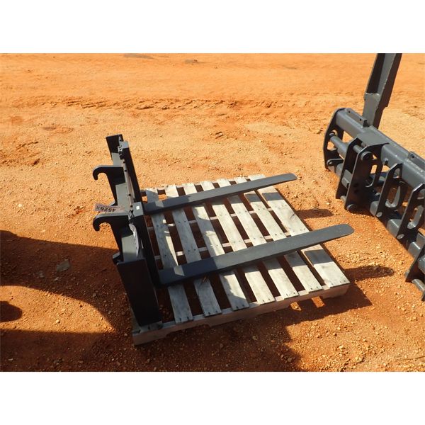 Fork blade attachment, fits wheel loader 