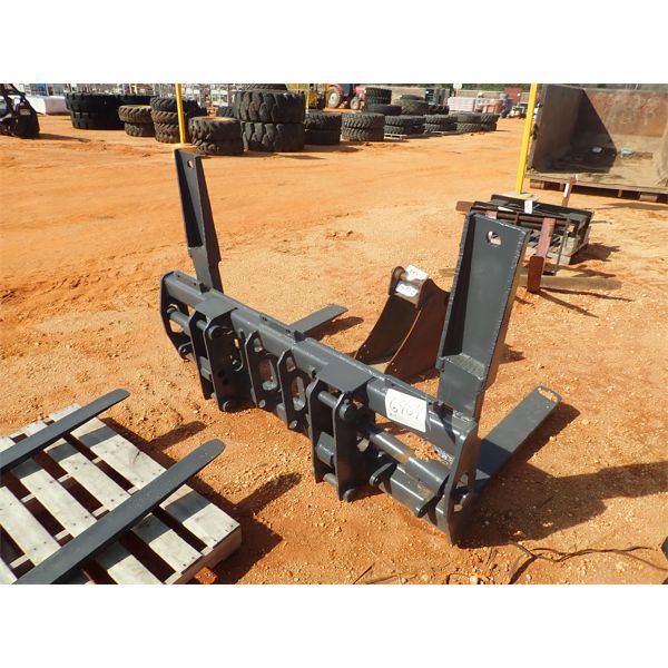 Fork blade attachment, fits wheel loader