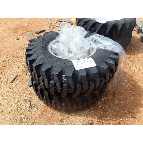 (2) 12.5/80-18 tires w/rims 