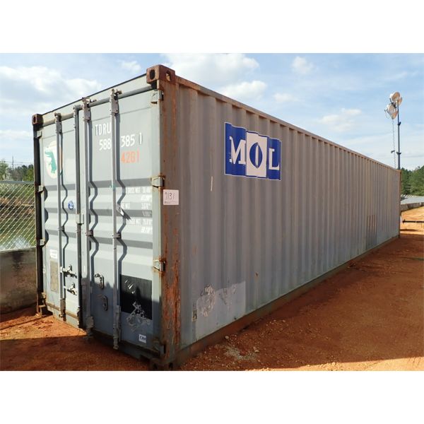 40', steel shipping containe