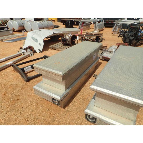 (2) 69" aluminum tool box