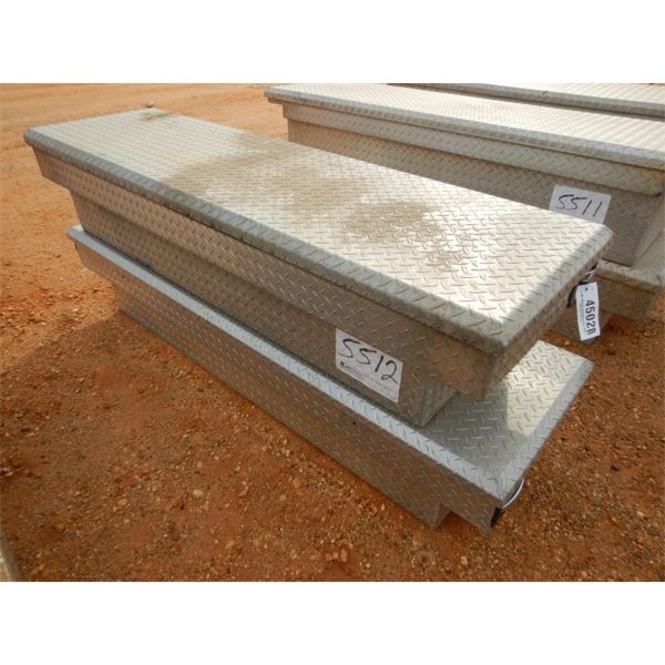 (2) 71" aluminum tool box