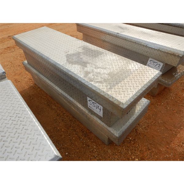(2) 69" aluminum tool box