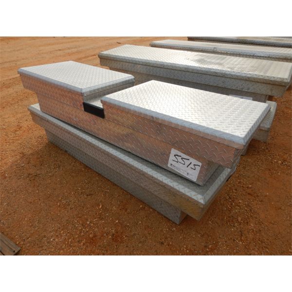 (2) 71" aluminum tool box