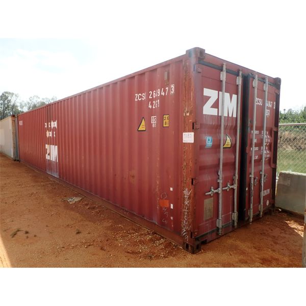 40' steel shipping container