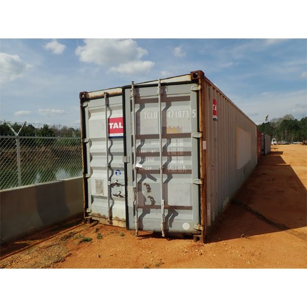 40' steel shipping container