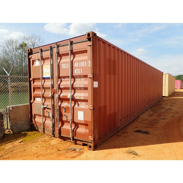 40' steel shipping container