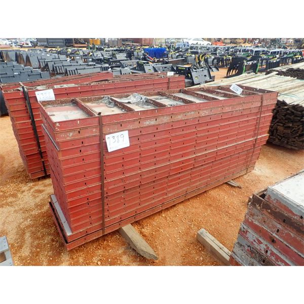 (1) pallet of concrete forms