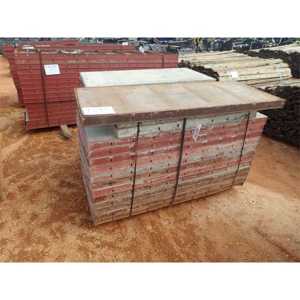 (1) pallet of concrete forms
