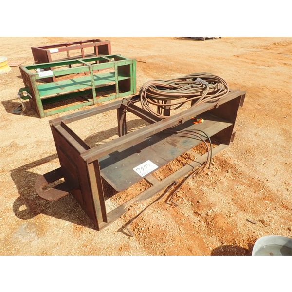 5' tall heavy duty rack w/hose