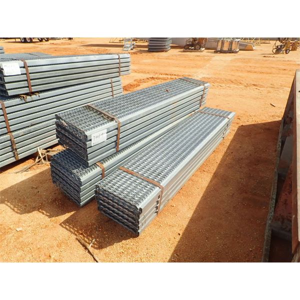 (3) bundle 8' long galvanized catwalk 