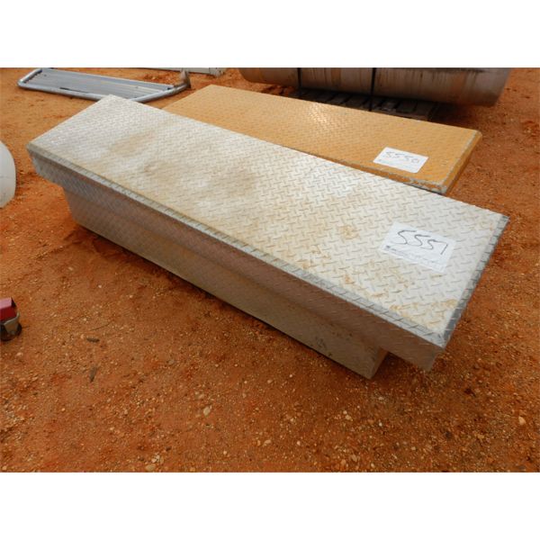 Aluminum above bed tool box