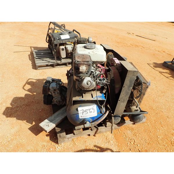 (2) air compressors, gas engine
