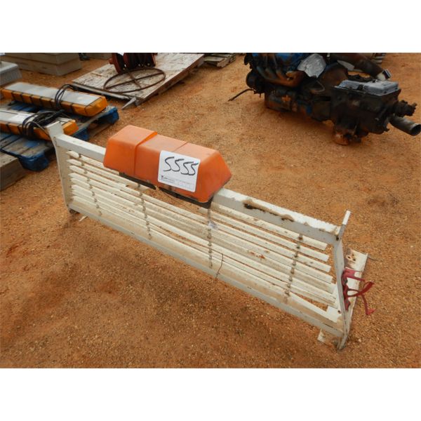 aluminum headache rack w/caution light