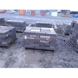 2 pallets of concrete pavers approx. 25 per pallet