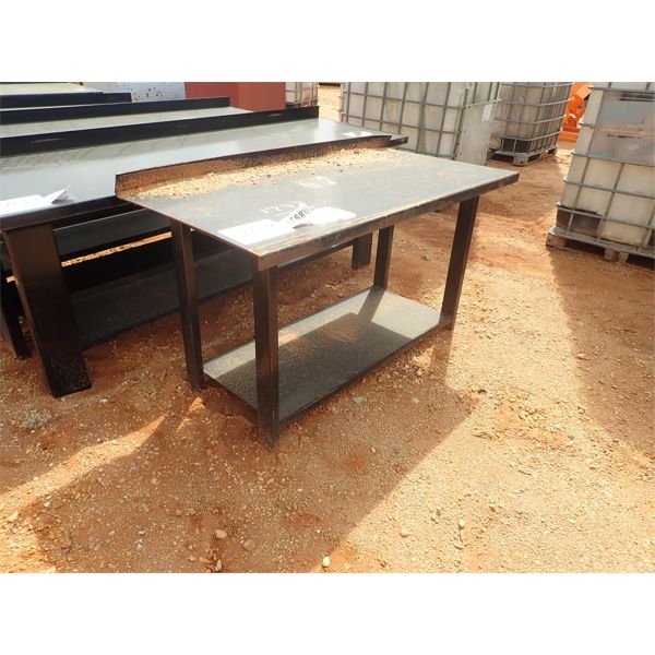 29" x 60" steel workbench/table