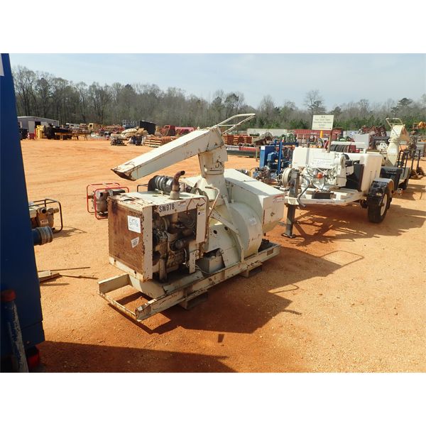 FINN B705SD Hay Blower, skid mtd, 52 hours